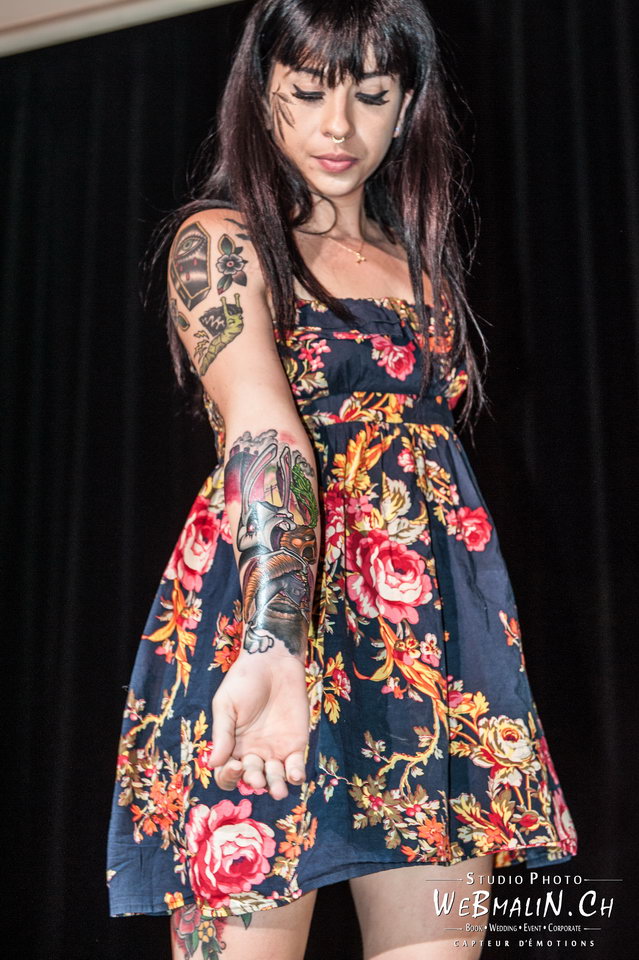Post - Evian Tattoo Show - Model - Laura Tromben