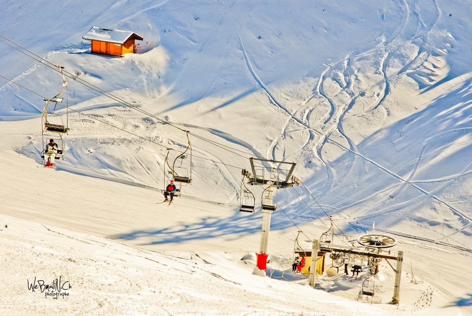 Post - Station - Thollon - Télésiège