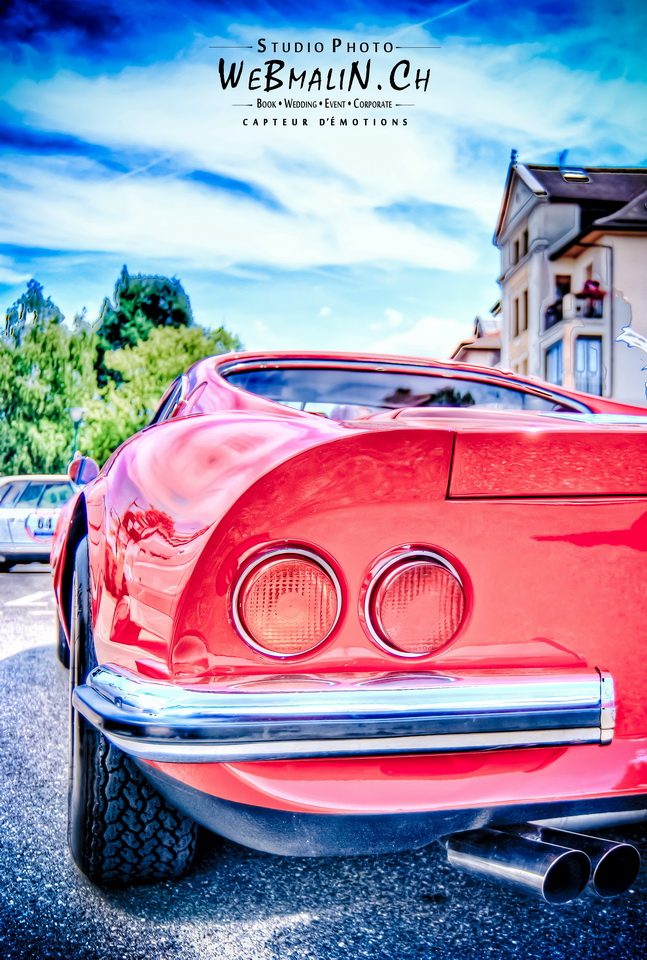 Post - Coupe des Alpes Evian - Ferrari - Dino - 246 - 1972