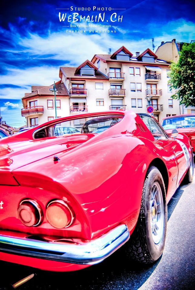 Post - Coupe des Alpes Evian - Ferrari - Dino - 246 - GTS - 1971
