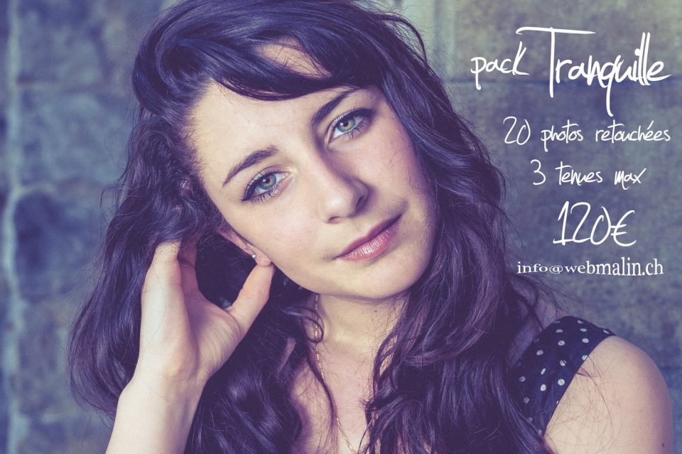 Tarifs - Pack Photo - Tranquille