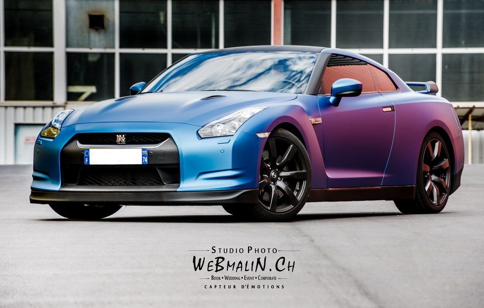 Post - Bluezilla Nissan GTR - Model Noemie - Thonon - Annecy