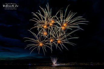 Feux Artifices Evian Lac Leman 14 juillet 2017
